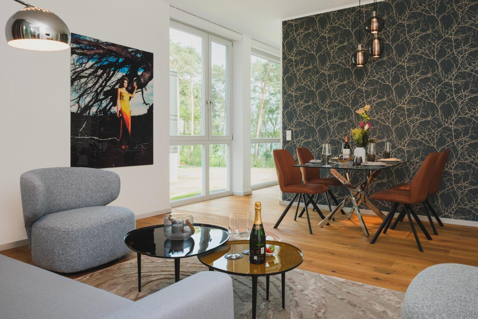 Marina Apartment Seeflair Saarow Mit Pool & Sauna 巴特萨罗皮斯库夫 外观 照片